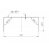 Декоративная накладка к столбу 62х55 для забора жалюзи Grand Line 0,5 Сатин матовый RAL 6005 зеленый мох (2м) — 621975 Декоративная накладка к столбу 62х55 для забора жалюзи Grand Line 0,5 Сатин матовый RAL 6005 зеленый мох (2м) — 621975