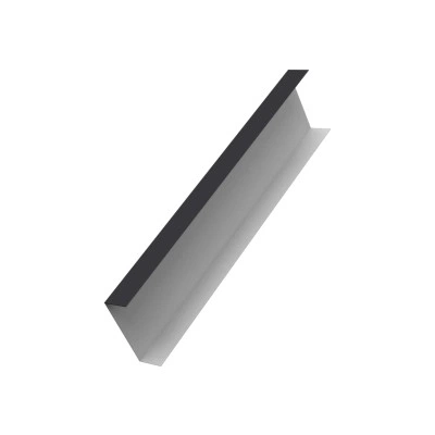 Декоративная накладка к столбу 80х80 для забора жалюзи Grand Line 0,5 PurPro матовый RAL 9005 черный (2,5м) — 622856