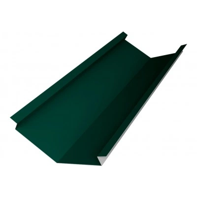 Планка ендовы нижней для композитной черепицы 140х140 Grand Line 0,5 ПЭ с пленкой RAL 6005 зеленый мох (2м) — 624526 Планка ендовы нижней для композитной черепицы 140х140 Grand Line 0,5 ПЭ с пленкой RAL 6005 зеленый мох (2м) — 624526