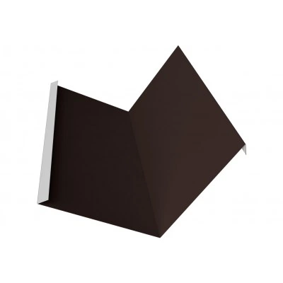 Планка примыкания 115х115 Фартук S4 пристенный уголовой Grand Line 0,5 ПЭ с пленкой RAL 8017 шоколад (2м) — 625802 Планка примыкания 115х115 Фартук S4 пристенный уголовой Grand Line 0,5 ПЭ с пленкой RAL 8017 шоколад (2м) — 625802