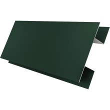 Планка H-образная Блок-хаус новый Grand Line 0,5 ПЭ с пленкой RAL 6005 зеленый мох (2м)