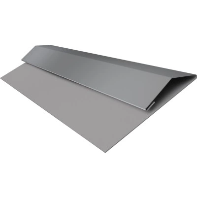 Планка стартово-финишная Экобрус, Экобрус новый Grand Line 0,5 ПЭ с пленкой RAL 7004 сигнальный серый (2м) — 628304