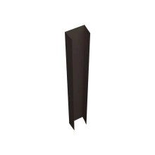 Крепежная планка верхняя для забора жалюзи Техас Grand Line 0,45 ПЭ двухсторонний RR 32 темно-коричневый (3м)
