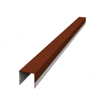 Планка вертикальная обратная для забора жалюзи Палермо Grand Line 0,45 ПЭ RAL 3009 оксидно-красный (3м) — 632739 Планка вертикальная обратная для забора жалюзи Палермо Grand Line 0,45 ПЭ RAL 3009 оксидно-красный (3м) — 632739