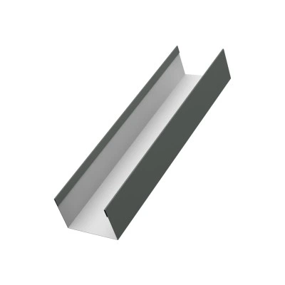Стойка для забора жалюзи Милан, Токио Grand Line 0,45 ПЭ RAL 7005 мышино-серый (2,5м) — 633498