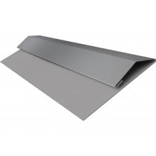 Планка стартово-финишная Экобрус, Экобрус новый Grand Line 0,4 ПЭ с пленкой RAL 7004 сигнальный серый (3м)
