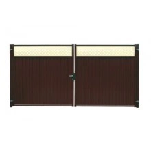 Ворота Grand Line Estet Plus 1,65х3,6 RAL 8017/1014