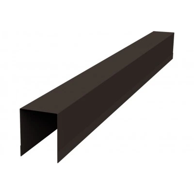 Планка опорная составная внутренняя для забора жалюзи Палермо Grand Line 0,45 Drap ТХ двухсторонний RR 32 темно-коричневый (2м) — 636090 Планка опорная составная внутренняя для забора жалюзи Палермо Grand Line 0,45 Drap ТХ двухсторонний RR 32 темно-коричневый (2м) — 636090