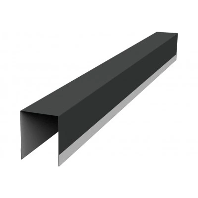 Планка опорная составная внутренняя для забора жалюзи Палермо Grand Line 0,5 Rooftop Бархат RAL 7016 антрацитово-серый (1,8м) — 636465 Планка опорная составная внутренняя для забора жалюзи Палермо Grand Line 0,5 Rooftop Бархат RAL 7016 антрацитово-серый (1,8м) — 636465