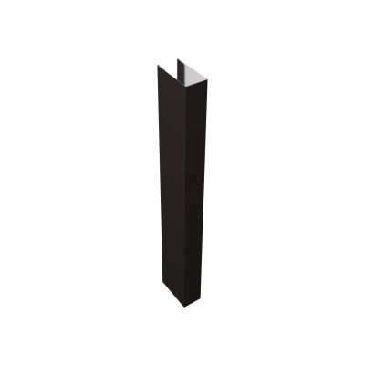 Стойка для забора жалюзи Техас (для калиток и ворот) Grand Line 0,5 Drap ТХ RAL 9005 черный (2,5м) — 637593 Стойка для забора жалюзи Техас (для калиток и ворот) Grand Line 0,5 Drap ТХ RAL 9005 черный (2,5м) — 637593