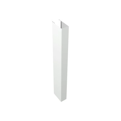 Стойка для забора жалюзи Техас (для калиток и ворот) Grand Line 0,5 Сатин RAL 9003 сигнальный белый (2м) — 638036