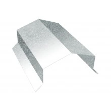 Парапетная крышка угольная 125мм Grand Line 0,4 Zn (3м)