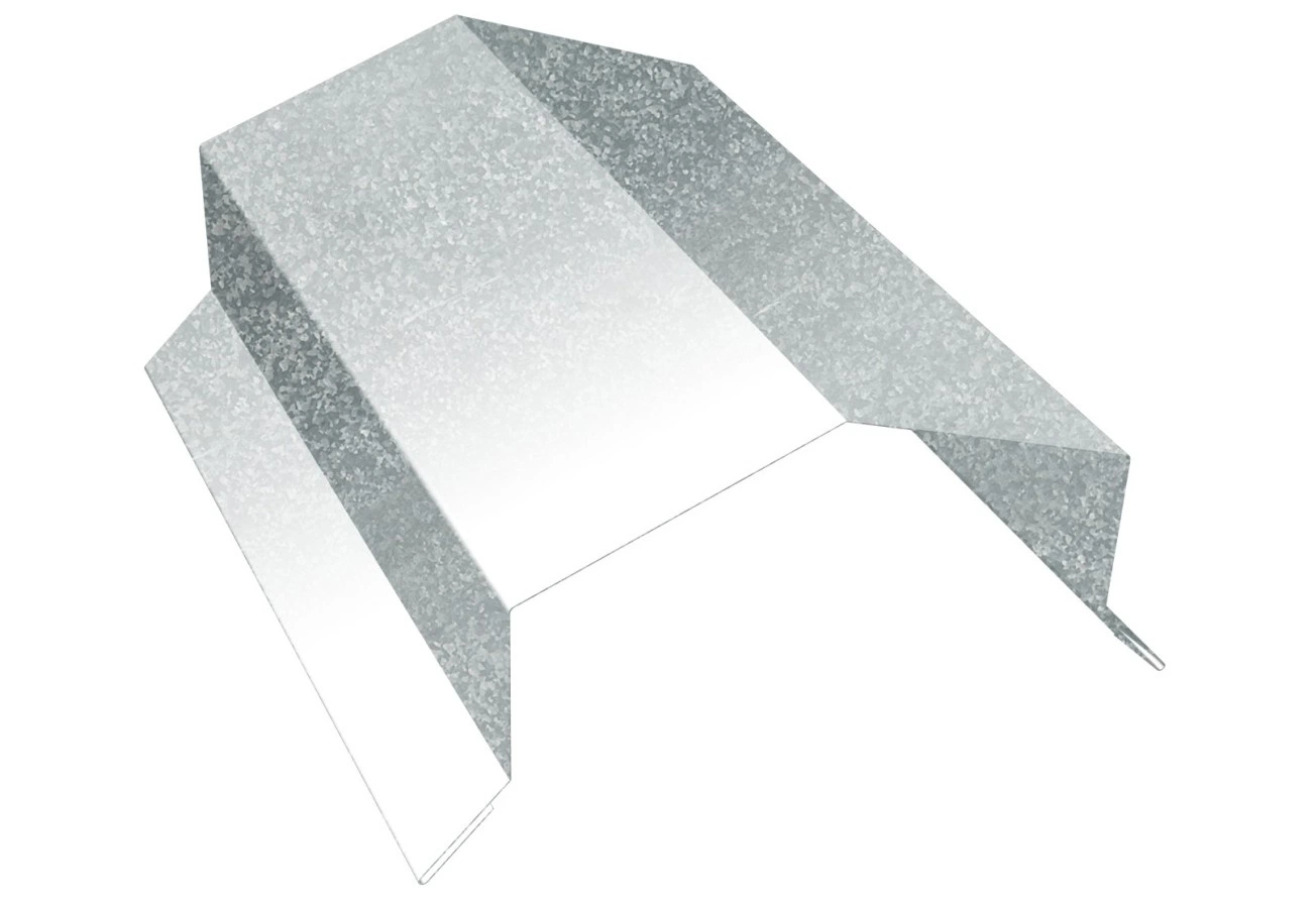 Парапетная крышка угольная 125мм Grand Line 0,5 Zn (3м)