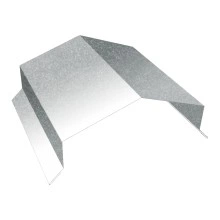 Парапетная крышка угольная 150мм Grand Line 0,55 Zn (2м)