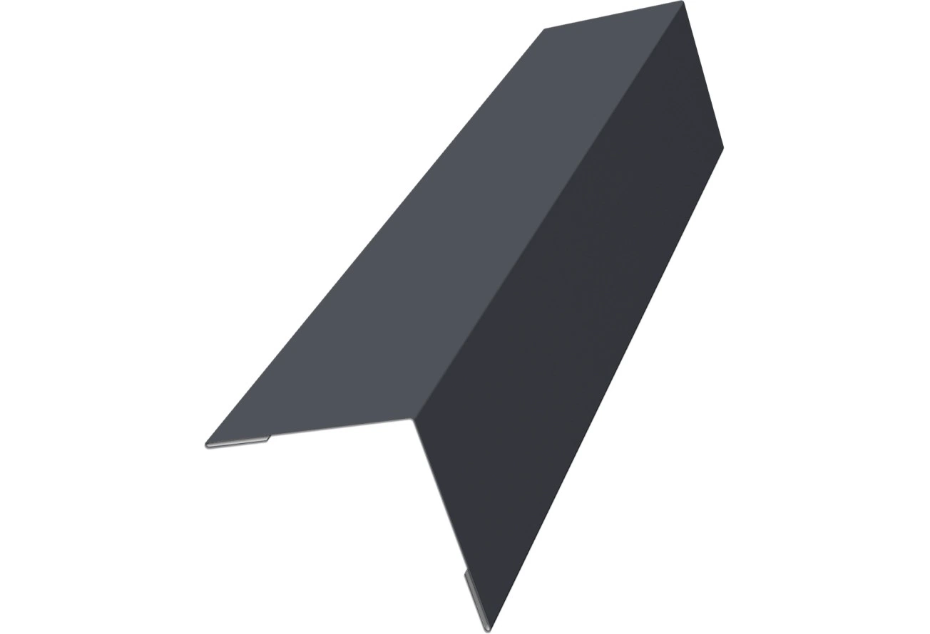 Угол внешний 40х40 Grand Line 0,5 PurPro матовый RAL 7024 мокрый асфальт (2м)