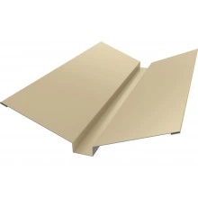 Планка ендовы верхней 115х30х115 Grand Line 0,45 Drap ТХ RAL 1015 светлая слоновая кость (2м)