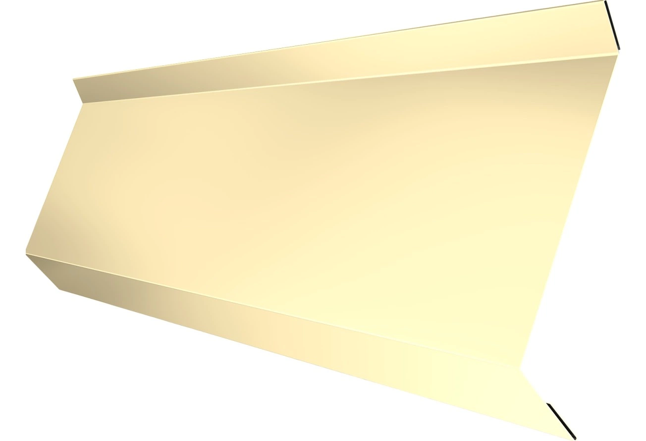 Планка примыкания в штробу 60 Grand Line 0,45 Drap ТХ RAL 1015 светлая слоновая кость (2м)