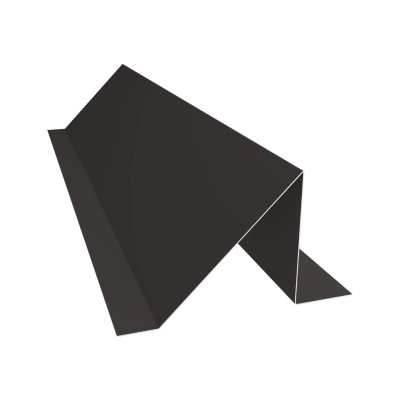 Планка снегозадержания 75х115 Grand Line 0,45 ПЭ двухсторонний с пленкой RR 32 темно-коричневый (3м) — 650229