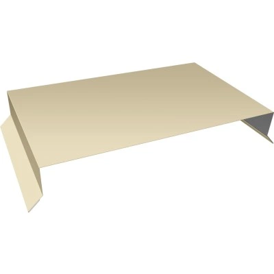 Парапетная крышка прямая 390мм Grand Line 0,45 Drap ТХ RAL 1015 светлая слоновая кость (2м) — 650359 Парапетная крышка прямая 390мм Grand Line 0,45 Drap ТХ RAL 1015 светлая слоновая кость (2м) — 650359