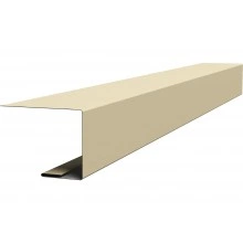 Планка завершающая для Кликфальц Pro Grand Line 0,45 Drap ТХ RAL 1015 светлая слоновая кость (3м)
