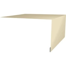 Планка околооконная простая 250х50 Grand Line 0,45 Drap ТХ RAL 1015 светлая слоновая кость (2м)