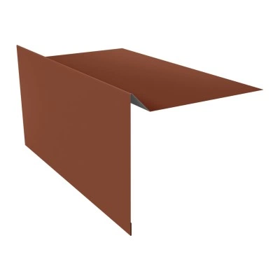Планка ветровая для мягкой кровли 100х20х70 Grand Line 0,45 Drap СТ RAL 8004 терракота (2м) — 653522 Планка ветровая для мягкой кровли 100х20х70 Grand Line 0,45 Drap СТ RAL 8004 терракота (2м) — 653522