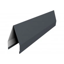 Ламель забора жалюзи Токио новый Grand Line 0,5 PurLite матовый RAL 7024 мокрый асфальт
