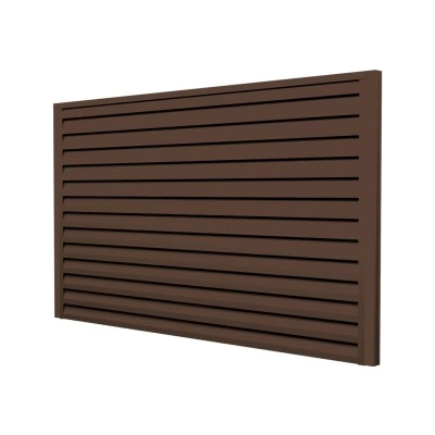 Ламель забора жалюзи Токио новый Grand Line 0,5 PurLite матовый RAL 8017 шоколад — 654652 Ламель забора жалюзи Токио новый Grand Line 0,5 PurLite матовый RAL 8017 шоколад — 654652