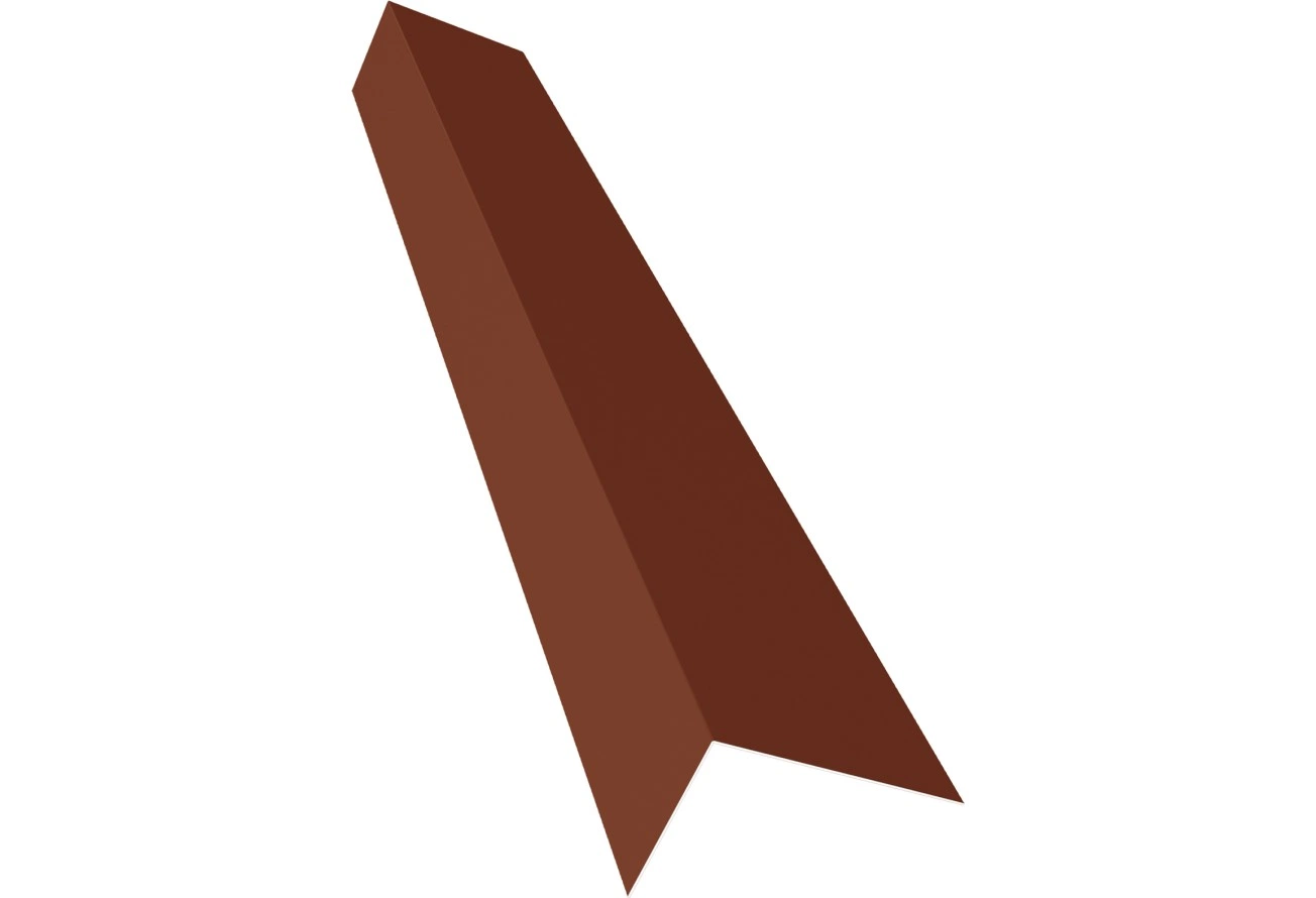 Планка на коньковый аэратор 30х20 Фартук S8 Grand Line 0,45 Drap ТХ RAL 8004 терракота (3м)