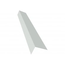 Планка на коньковый аэратор 30х20 Фартук S8 Grand Line 0,45 Drap ТХ RAL 9003 сигнальный белый (2м)