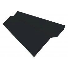 Планка примыкания внакладку Фартук S6 пристенный накладной Grand Line 0,45 Drap RAL 7016 антрацитово-серый (2м)