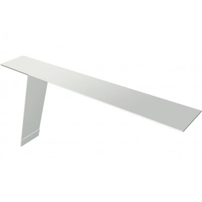 Карнизная планка фальц 130х80 Grand Line 0,45 ПЭ двухсторонний с пленкой RAL 9003 сигнальный белый (3м) — 656602 Карнизная планка фальц 130х80 Grand Line 0,45 ПЭ двухсторонний с пленкой RAL 9003 сигнальный белый (3м) — 656602