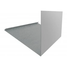 Планка примыкание верхнее к трубе фальц Grand Line 0,4 Zn (2м)