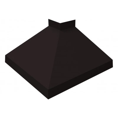 Угол отлива Grand Line внешний 150 мм 0,45 ПЭ с пленкой RAL 9005 черный — 661651 Угол отлива Grand Line внешний 150 мм 0,45 ПЭ с пленкой RAL 9005 черный — 661651