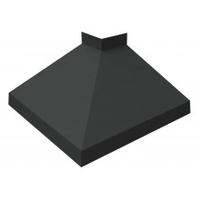 Угол отлива Grand Line внешний 250 мм 0,5 Сатин матовый с пленкой RAL 7016 антрацитово-серый