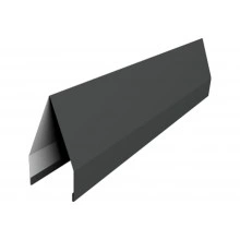 Ламель забора жалюзи Токио новый Grand Line 0,5 Сатин с пленкой RAL 7016 антрацитово-серый