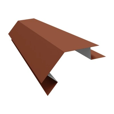 Планка угла внешнего сложного 135 градусов Блок-хаус новый Grand Line 0,45 Drap СТ RAL 8004 терракота (2м) — 666460 Планка угла внешнего сложного 135 градусов Блок-хаус новый Grand Line 0,45 Drap СТ RAL 8004 терракота (2м) — 666460