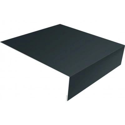 Планка околооконная простая 200х50 Grand Line 0,5 GreenCoat Pural БТ матовый RR2H3 (RAL 7016 антрацитово-серый) (3м) — 669371 Планка околооконная простая 200х50 Grand Line 0,5 GreenCoat Pural БТ матовый RR2H3 (RAL 7016 антрацитово-серый) (3м) — 669371