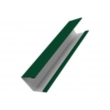 Крышка для забора жалюзи Милан Слим Grand Line 0,45 Drap RAL 6005 зеленый мох (3м)