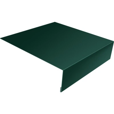 Планка лобовая/околооконная простая 190х50 Grand Line 0,45 ПЭ слим с пленкой RAL 6005 зеленый мох (2м) — 675849 Планка лобовая/околооконная простая 190х50 Grand Line 0,45 ПЭ слим с пленкой RAL 6005 зеленый мох (2м) — 675849