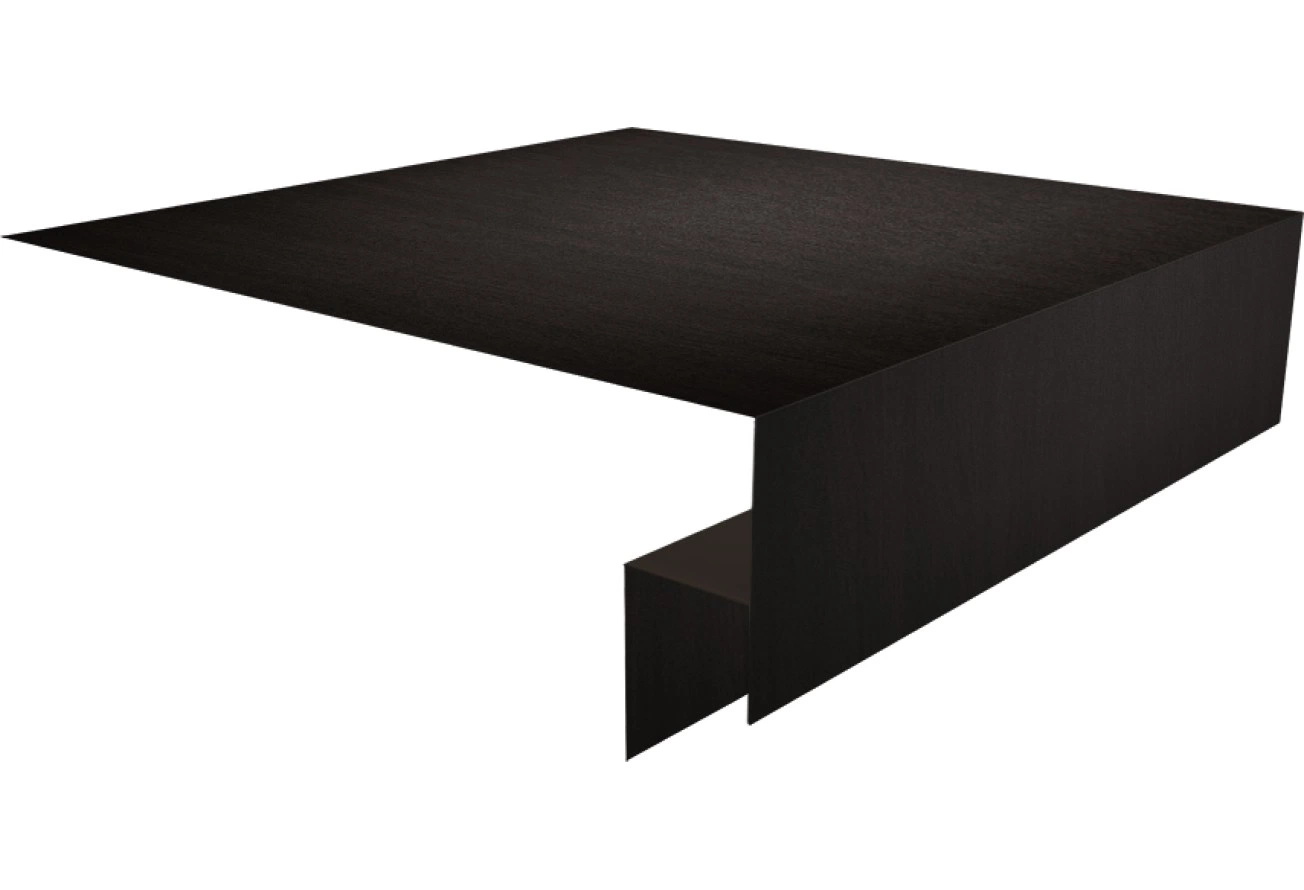 Планка околооконная сложная 200х50х12 (j-фаска) Grand Line 0,45 Принт Элит Кофейное дерево TwinColor (2м)