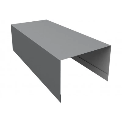 Крышка для забора из сайдинга ЭкоБрус Grand Line 0,45 Drap RAL 7004 сигнальный серый (2,5м) — 679938 Крышка для забора из сайдинга ЭкоБрус Grand Line 0,45 Drap RAL 7004 сигнальный серый (2,5м) — 679938