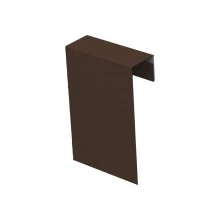 Соединительный профиль фибросайдинга Grand Line 0,45 Drap RAL 8017 шоколад (3 м)