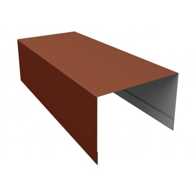 Планка боковая для забора из сайдинга ЭкоБрус Grand Line 0,45 Drap RAL 8004 терракота (2,06м) — 685275 Планка боковая для забора из сайдинга ЭкоБрус Grand Line 0,45 Drap RAL 8004 терракота (2,06м) — 685275