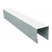 Планка боковая для забора из сайдинга Блок-хаус новый Grand Line 0,4 Zn (2,5м)