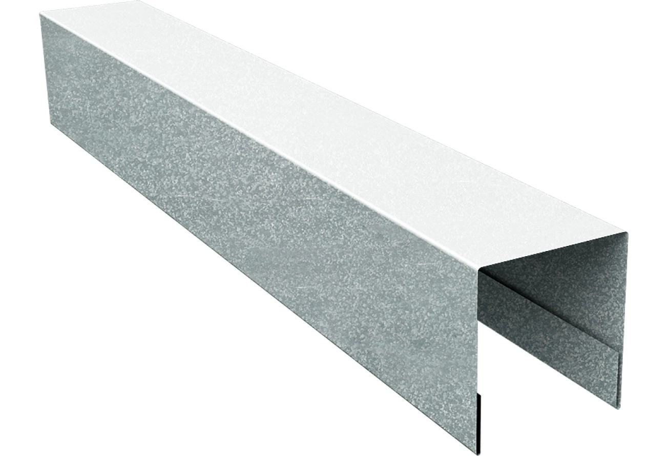 Планка боковая для забора из сайдинга Блок-хаус новый Grand Line 0,7 Zn (2,5м)
