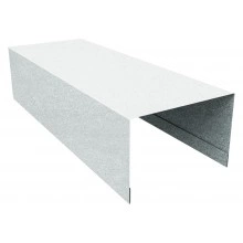 Крышка для забора из сайдинга Квадро Брус, Вертикаль Grand Line 0,4 Zn (2,54м)