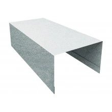Крышка для забора из сайдинга Блок-хаус новый Grand Line 0,5 Zn (2,5м)