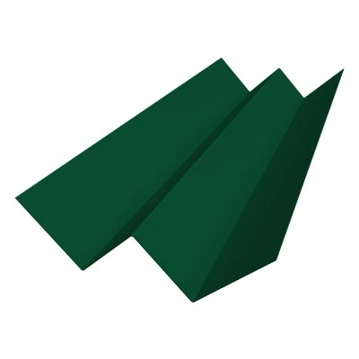 Угол внутренний фибросайдинга Слим Grand Line 0,45 Drap ТХ RAL 6005 зеленый мох (3м) — 692252