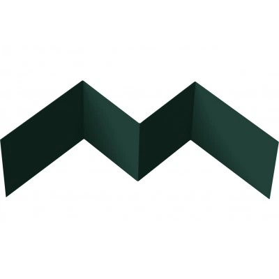 Угол внутренний фибросайдинга Grand Line 0,45 Drap ТХ RAL 6005 зеленый мох (2м) — 692935